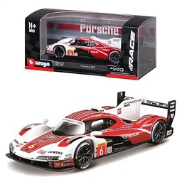 Bburago Porsche 963#6 z gablotą ekspozycyjną w skali