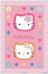 Hello Kitty różowa wersja 2 plakat z akcesorium