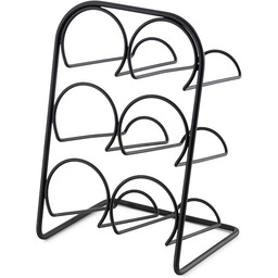 Compactor Stojak na wino, czarny, 20 x 21,5