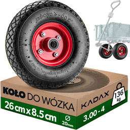 Kółko do taczki Martel pneumatyczne 26.5 x 8.5
