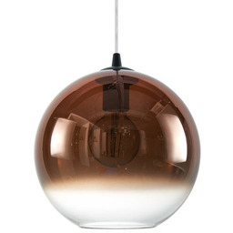Lampa wisząca NAMELO śr. 25cm E27 dymiony miedziany