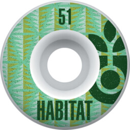 kółka HABITAT WHEELS Green 51mm 99A