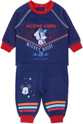 Granatowy dres niemowlęcy Mickey Mouse Disney 6-9 m