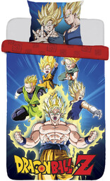 Carbotex, Dragon Ball komplet pościeli bawełnianej 140x200 +
