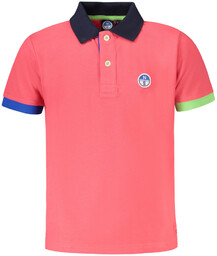 NORTH SAILS POLO KRÓTKI RĘKAW DZIECIĘCE RÓŻOWE
