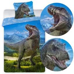 Pościel 140 x 200 Młodzieżowa T-REX 001