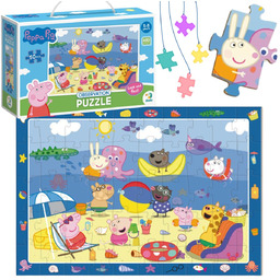 Puzzle Obserwacyjne ''Świnka Peppa - Wakacje'' Układanka 50