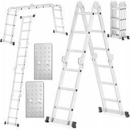 Drabina aluminiowa przegubowa składana wielofunkcyjna 4x3 Higher podest