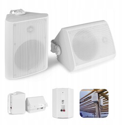 Kolumny ścienne Zewnętrzne 6.5'' 150W IP56 dom taras