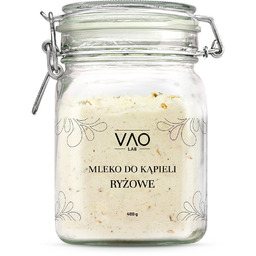 Mleko do kąpieli RYŻOWE 400 g VAO Lab