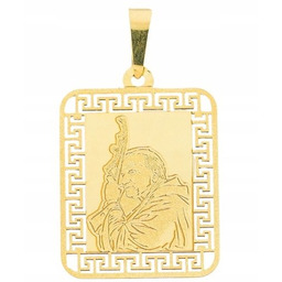 Złoty wisiorek Papież Jan Paweł II pr. 585