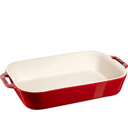 Staub Prostokątny Półmisek Ceramiczny 4.5l Czerwony Cooking