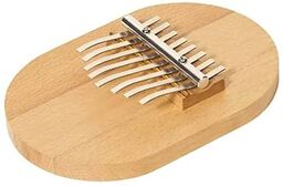 Kalimba: L= 20 cm, Holz, Metall, 8 Töne,