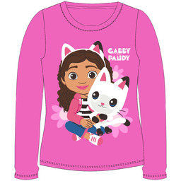 Bluzka z długim rękawem Koci Domek Gabi Różowa