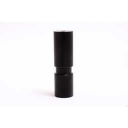 Cylinder 100 Noga do mebli Czarny Aluminium