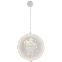 AmeliaHome Dekoracja okienna LED, akrylowa zawieszka, oświetlenie bożonarodzeniowe,