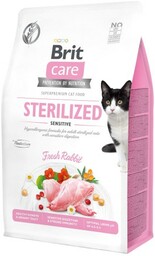 Brit Care Cat Grain-Free Sterilized Sensitive Królik 0,4kg