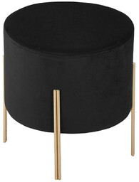 Pufa Living Velvet czarna