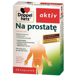 Doppelherz Aktiv Na prostatę, 30 kapsułek