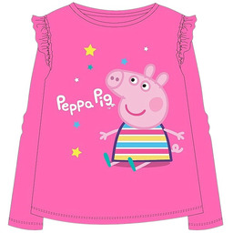 Bluzka dziewczęca z bohaterką bajki Świnka Peppa Różowy