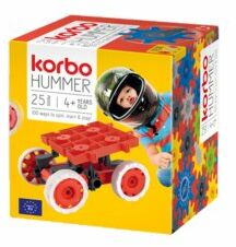 Korbo, klocki konstrukcyjne Hummer Red