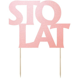 Topper papierowy na tort Sto Lat - 13