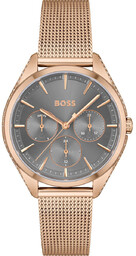 Zegarek BOSS 1502639. Kwarcowy, Kolor szary. Kobieta.