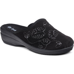 Kapcie damskie czarne Inblu LV-18 pantofle domowe zakryte