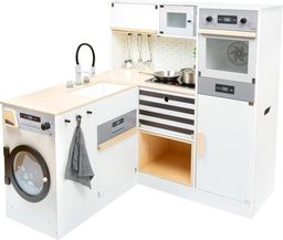 Drewniana kuchnia dla dzieci z pralką Moduły XL
