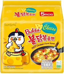 Ramyun Buldak o smaku ostrego kurczaka z serem,