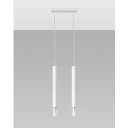 Sollux Lighting Lampa wisząca WEZYR 2 SL.0958 biała