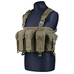 Kamizelka taktyczna typu Commando Chest - oliwkowa (GFT-18-009670)