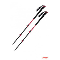 Volven Kije Trekkingowe Adventure Pro - Czerwony