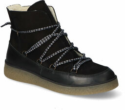 Botki Kampa Z239/32/340 Czarne nubuk+lico