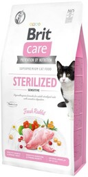 Brit Care Cat Grain-Free Sterilized Sensitive Królik 7kg