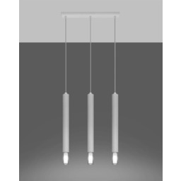 Sollux Lighting Lampa wisząca WEZYR 3 SL.0959 biała