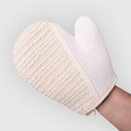 Briantyna złuszczająca rękawica do ciała z włókna bambusowego