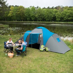 Duży Namiot Turystyczny 6 Osobowy Z Przedsionkiem