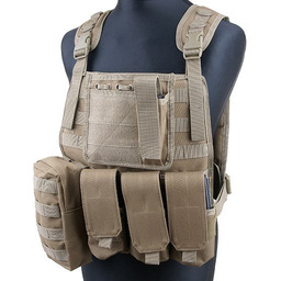Kamizelka taktyczna typu MBSS Plate Carrier - coyote