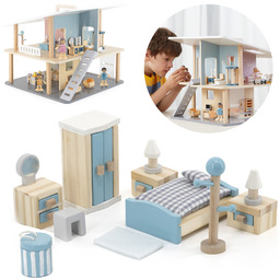 VIGA PolarB Zestaw Mebelków do Domku dla Lalek