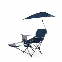 Sport-Brella Sportbrella leżanka z regulowanym parasolem niebieska