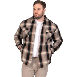 Kurtka Koszulowa ''OVERSHIRT'' w Kratę HOPKINS-D555 Duże Rozmiary