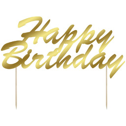 Topper papierowy na tort Happy Birthday - 20