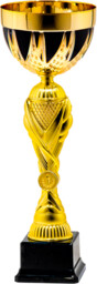 Puchar metalowy złoty 25239AG