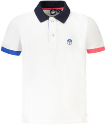 NORTH SAILS POLO KRÓTKI RĘKAW DZIECIĘCE BIAŁE