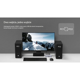 Unitek Przełącznik KVM 4K HDMI 2.0 2-in 1-out