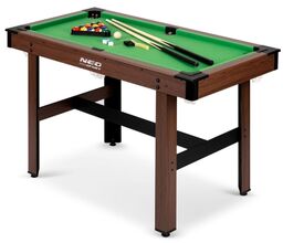 Duży stół do gry w bilard, Neo-sport, 122x61x76