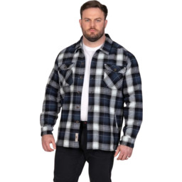 Kurtka Koszulowa ''OVERSHIRT'' w Kratę NEWMAN-D555 Duże Rozmiary