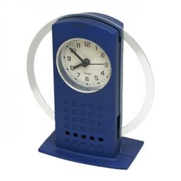 Zegar z metalową ruchomą obręczą