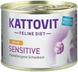 Kattovit Sensitive - Kurczak, 6 x 185 g